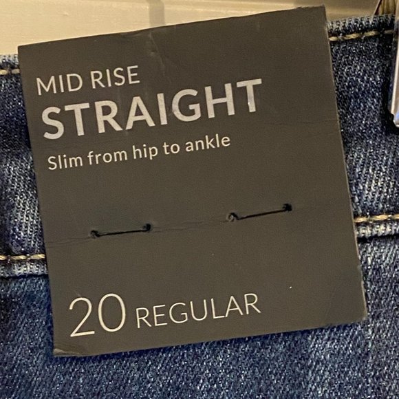 Lane Bryant Mid Rise Straight Jean Size 20 - Picture 5 of 6